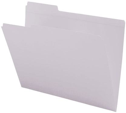 11 PT Colored Folders, 1/3 Cut Assorted Top Tab, Letter Size (Box of 100) - Nationwide Filing Supplies