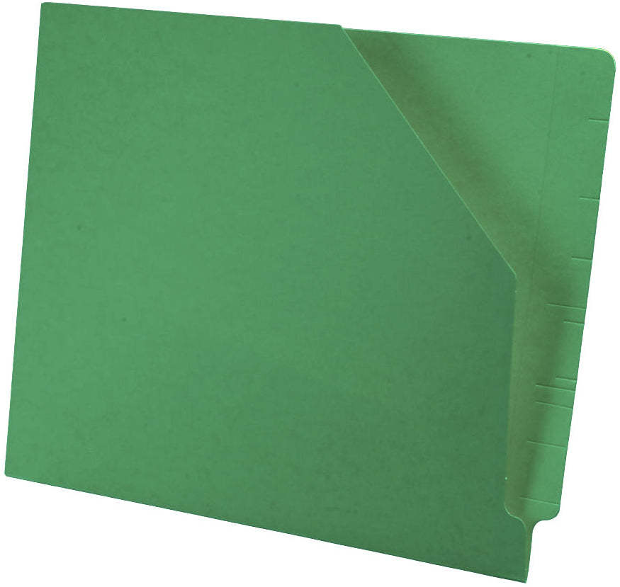 11 pt Color Pocket, Full Cut End Tab, Letter Size, Slant Cut Front (Box of 100) - Nationwide Filing Supplies