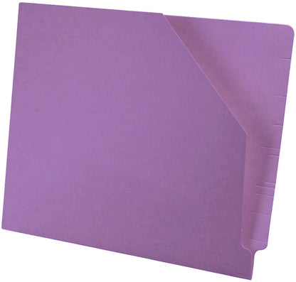 11 pt Color Pocket, Full Cut End Tab, Letter Size, Slant Cut Front (Box of 100) - Nationwide Filing Supplies