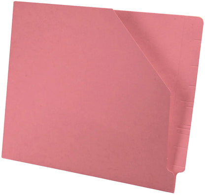 11 pt Color Pocket, Full Cut End Tab, Letter Size, Slant Cut Front (Box of 100) - Nationwide Filing Supplies