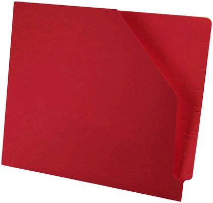 11 pt Color Pocket, Full Cut End Tab, Letter Size, Slant Cut Front (Box of 100) - Nationwide Filing Supplies