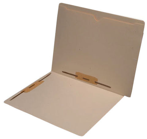11 pt Manila Folders, Full Cut End Tab, Letter Size, Full Open Top Back Pocket, Fasteners in position 3 and 5 (Box of 50)