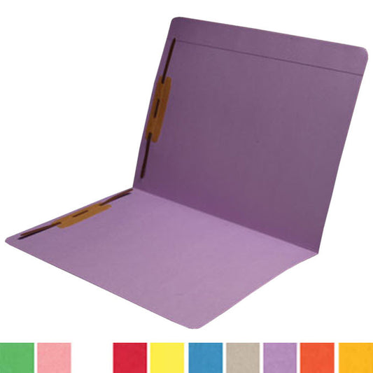 11 PT Colored Folders, Full Reinforced Top Tab, Letter Size, Fastener Pos #1 and #3 (Box of 50) - Nationwide Filing Supplies