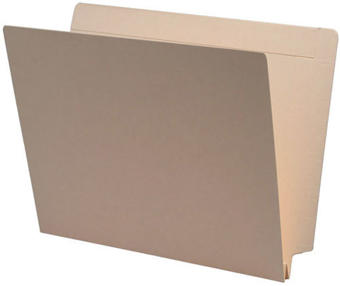 14 pt Manila Folders, Full Cut 2-Ply End/Top Interlock Tab, Letter Size, 1-1/2" Expansion (Box of 50) - Nationwide Filing Supplies