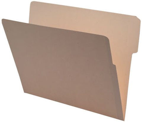 11 pt Manila Folders, 1/3 Cut Top 2-Ply End Tab, Letter Size (Box of 100) - Nationwide Filing Supplies