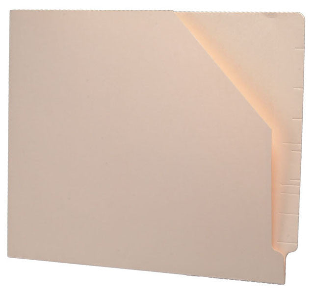 11 pt Manila Pocket, Full Cut End Tab, Letter Size, Slant Cut Front (Box of 100) - Nationwide Filing Supplies