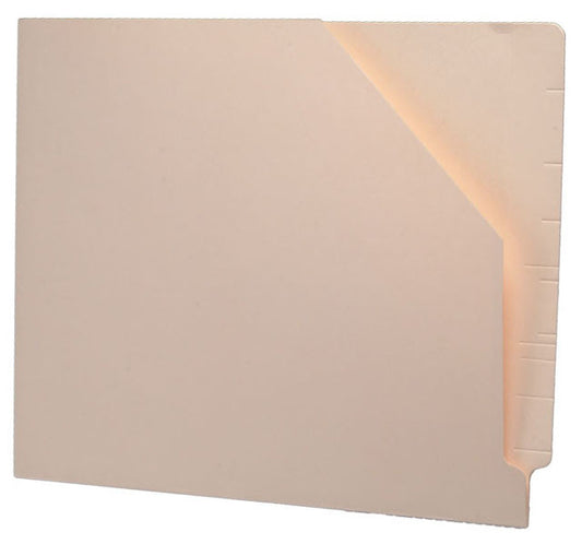 11 pt Manila Pocket, Full Cut End Tab, Letter Size, Slant Cut Front (Box of 100) - Nationwide Filing Supplies