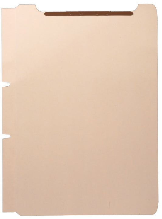 Self Adhesive Divider, Standard Side Flap, 1" Twin-Prong Fasteners on Top (Box of 100) - Nationwide Filing Supplies