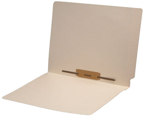14 pt Manila Folders, Full Cut 2-Ply End Tab, Letter Size, Fastener Pos #5 (Box of 50) - Nationwide Filing Supplies