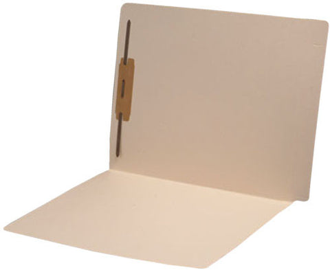 14 pt Manila Folders, Full Cut 2-Ply Super End Tab, Letter Size, Fastener Pos #1 (Box of 50) - Nationwide Filing Supplies