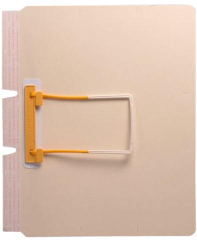 Self Adhesive Divider, Standard Side Flap, Space Clip Fastener on Side (Box of 50) - Nationwide Filing Supplies