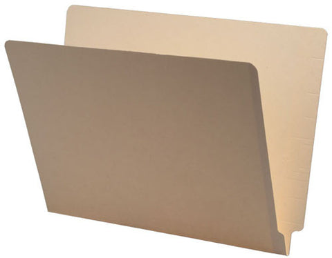11 pt Manila Folders, Full Cut 2-Ply End Tab, Letter Size, Drop Front (Box of 100) - Nationwide Filing Supplies