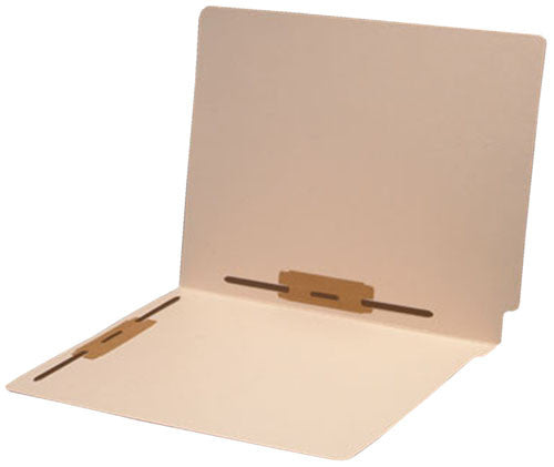 18 pt Manila Folders, Full Cut End Tab, Letter Size, Fastener Pos #3 & #5 (Box of 50) - Nationwide Filing Supplies