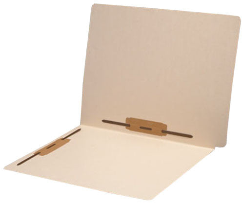14 pt Manila Folders, Full Cut Super End Tab, Letter Size, Fastener Pos #3 & #5 (Box of 50) - Nationwide Filing Supplies