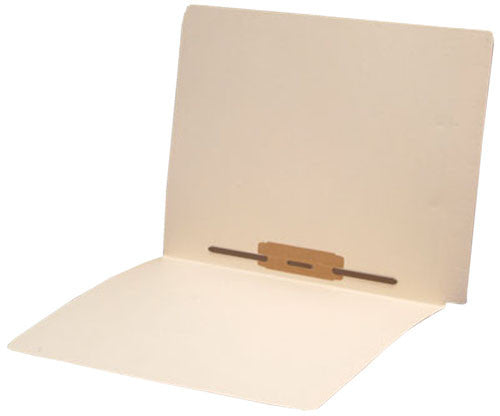 11 pt Manila Folders, Full Cut 2-Ply Super End Tab, Letter Size, Fastener Pos #5 (Box of 50) - Nationwide Filing Supplies