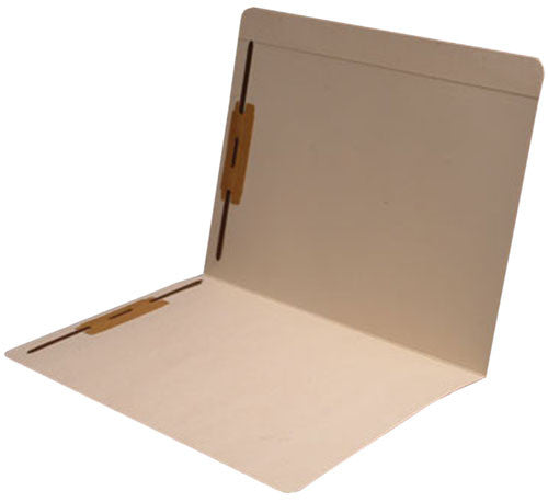 14 pt Manila Folders, Full Cut Reinforced Top Tab, Letter Size, Fastener Pos #1 and #3 (Box of 50) - Nationwide Filing Supplies