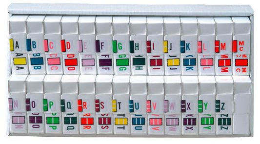 POS A-Z + Mc Complete Set, Includes Organizing Tray - Nationwide Filing Supplies