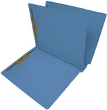 14 Pt. Color Folders, 2" Expansion, Full Cut End Tab, Letter Size, 1 Divider (Box of 25) - Nationwide Filing Supplies