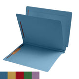 14 Pt. Color Folders, 2" Expansion, Full Cut End Tab, Letter Size, 1 Divider (Box of 25) - Nationwide Filing Supplies