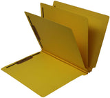 14 Pt Color Folders, 3" Expansion, Full Cut End Tab, Letter Size, 2 Dividers (Box of 15) - Nationwide Filing Supplies