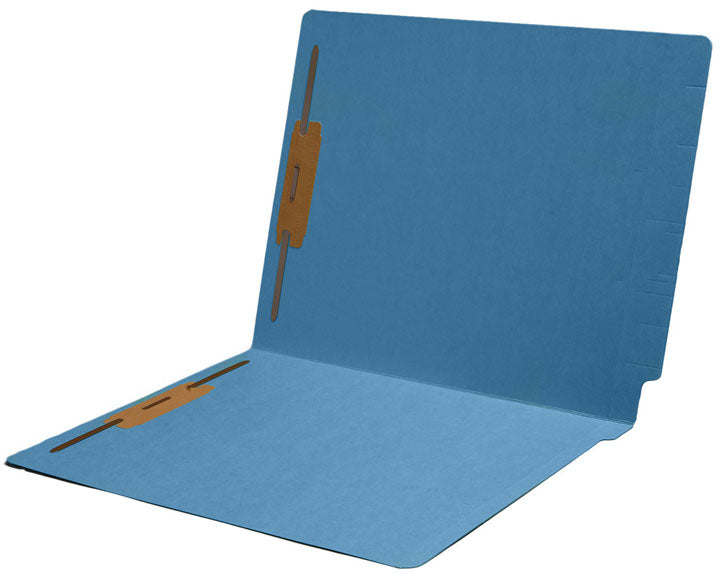 11 pt Color Folders, Full Cut Single Ply End Tab, Letter Size, Fastener Pos #1 & #3 (Box of 50) - Nationwide Filing Supplies