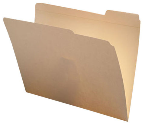 11 pt Manila Folders, 1/3 Cut Top Tab - Assorted, Letter Size (Box of 50) - Nationwide Filing Supplies