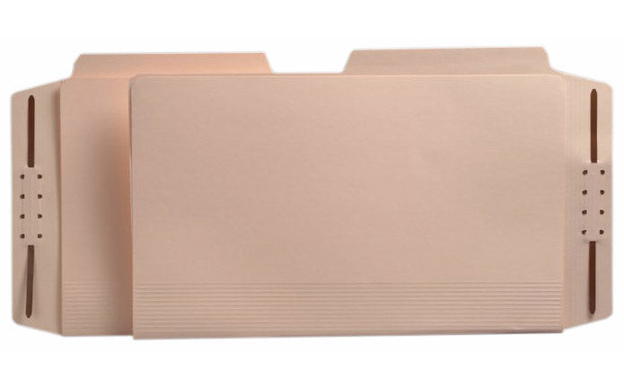 Top Tab Manila Case Binders, Legal Size, 1/2 Cut Assorted Tabs (Box of 50)