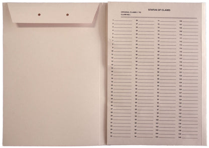 Patent and Trademark Folder, No Tab for Drawer Filing, Manila - "DOMESTIC PATENT APPLICATION" (Box of 25) - Nationwide Filing Supplies