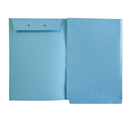 Patent and Trademark Folder, End Tab for Shelf Filing, Blue - "U.S. TRADEMARK APPLICATION" (box of 25) - Nationwide Filing Supplies