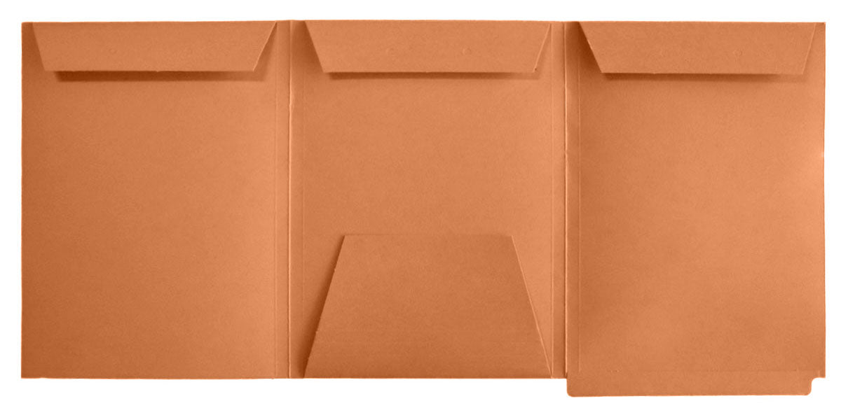 Patent and Trademark Folder, End Tab for Shelf Filing, Orange - "FOREIGN PATENT APPLICATION" (Box of 25)