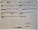 Pre-Printed Auto Dealer Vehicle Deal Jackets, 11-3/4" x 9-1/2" (Box of 100)