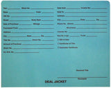 Pre-Printed Auto Dealer Vehicle Deal Jackets, 11-3/4" x 9-1/2" (Box of 100)