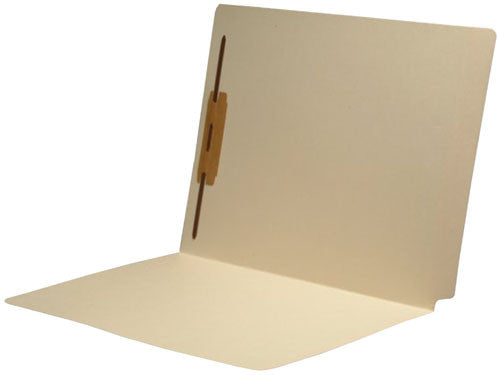 11 pt SFI Manila Folders, Full Cut 2-Ply End Tab, Letter Size, Fastener Pos #1, 9" Drop Front (Box of 50) - Nationwide Filing Supplies