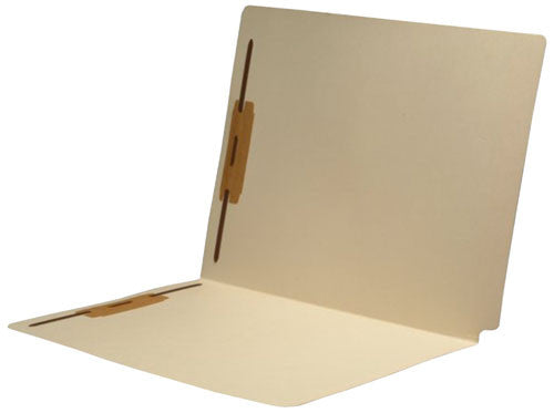14 pt SFI Manila Folders, Full Cut 2-Ply End Tab, Letter Size, Fastener Pos #1 & #3, 9" Drop Front (Box of 50) - Nationwide Filing Supplies