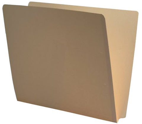 11 pt SFI Manila Folders, Full Cut 2-Ply End Tab, Letter Size, 9-1/2" Front (Box of 100) - Nationwide Filing Supplies