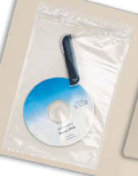 5 mil Poly Zip Lock Pocket, Self Adhesive, 6" x 9" (Box of 100) - Nationwide Filing Supplies