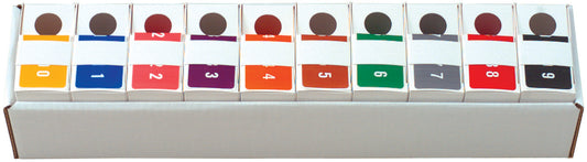 Complete Set Smead DCC 0-9 - Includes Organizing Tray