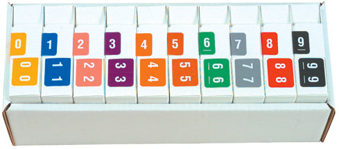 Smead DCCRN 0-9 Complete Set, Includes Organizing Tray - Nationwide Filing Supplies