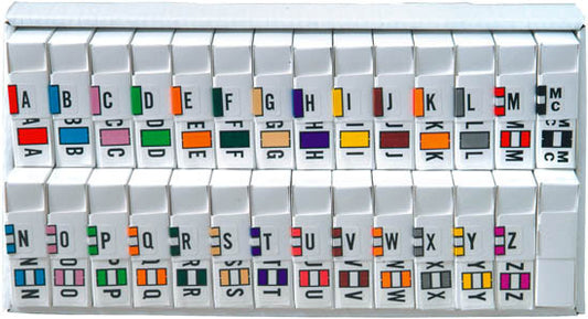 Safeguard A-Z + Mc Complete Set, Includes Organizing Tray - Nationwide Filing Supplies