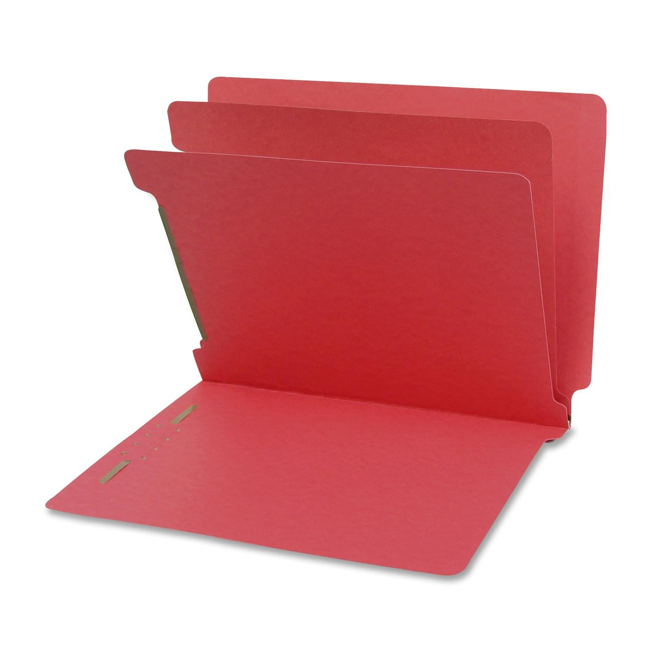 SJ Paper Match 15 Pt. Color Classification Folders, 1" Expansion, Full End Tab, Letter Size, 2 Dividers (Box of 25) - Nationwide Filing Supplies