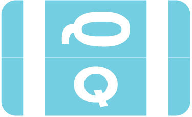 Smead ACC "Q" Labels 1-5/8" x 1" Laminated- Roll of 250