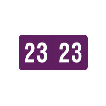 Smead Year 23 Labels, 1/2" X 1" Laminated- Roll of 500