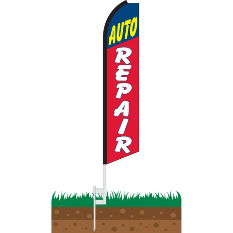 Auto Repair Swooper Feather Flag