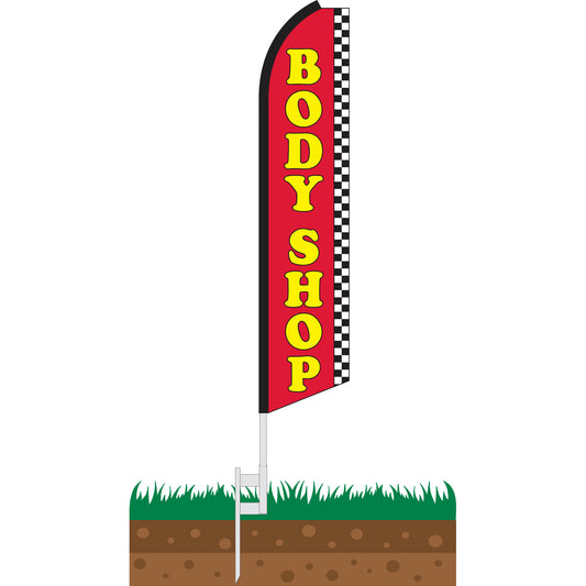 Body Shop Swooper Feather Flag