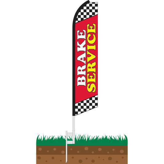 Brake Service Swooper Feather Flag