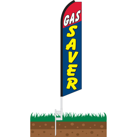 Gas Saver Swooper Feather Flag