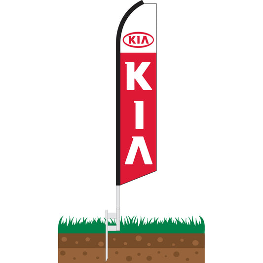 Kia Swooper Feather Flag