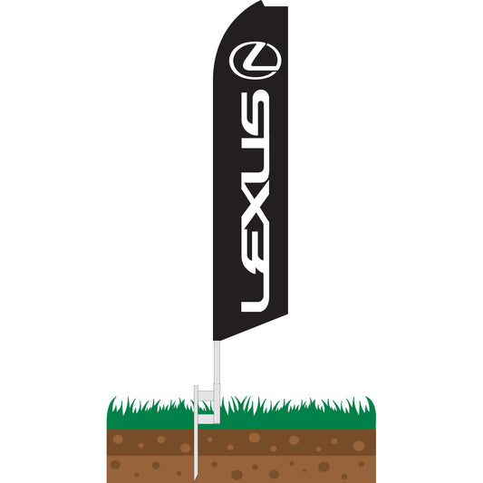 Lexus Swooper Feather Flag