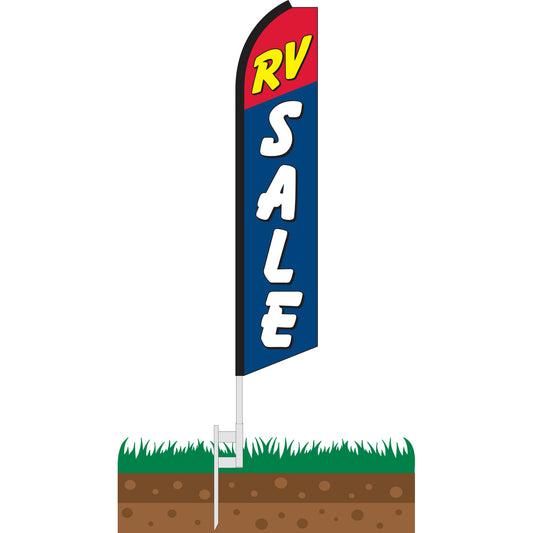 RV Sale Swooper Feather Flag