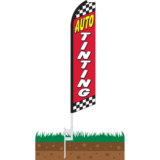 Auto Tinting Swooper Feather Flag